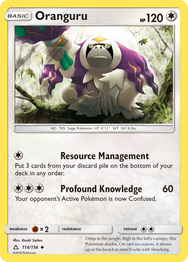 Oranguru (114/156) [Sun & Moon: Ultra Prism] Pokemon Single Pokémon  | Multizone: Comics And Games