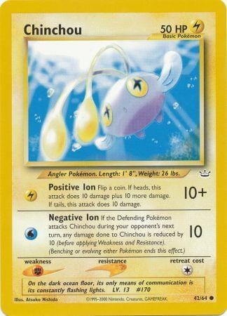 Chinchou (42/64) [Neo Revelation Unlimited] Pokemon Single Pokémon  | Multizone: Comics And Games