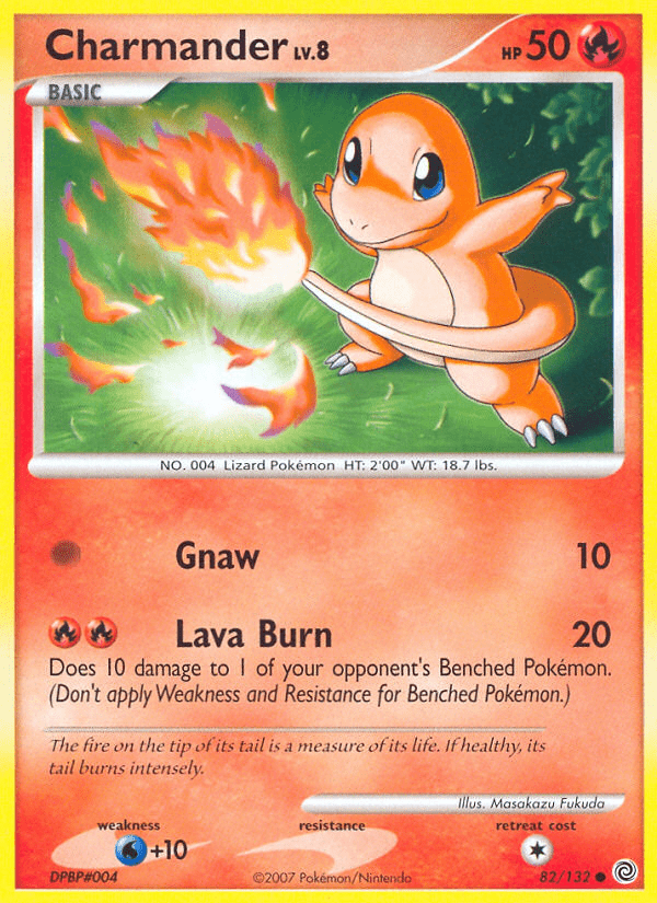 Charmander (82/132) [Diamond & Pearl: Secret Wonders] Pokemon Single Pokémon  | Multizone: Comics And Games
