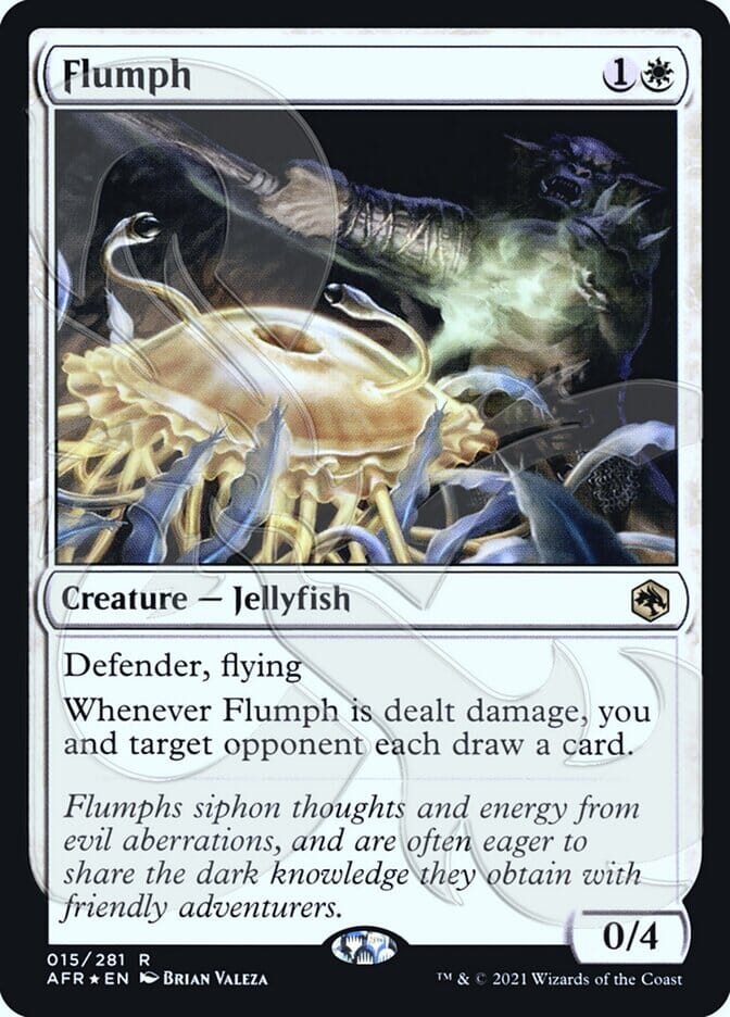 Flumph (Ampersand Promo) [Dungeons & Dragons: Adventures in the Forgotten Realms Promos] MTG Single Magic: The Gathering  | Multizone: Comics And Games