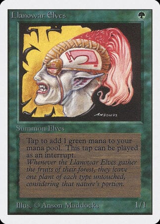 Llanowar Elves [Unlimited Edition] MTG Single Magic: The Gathering  | Multizone: Comics And Games