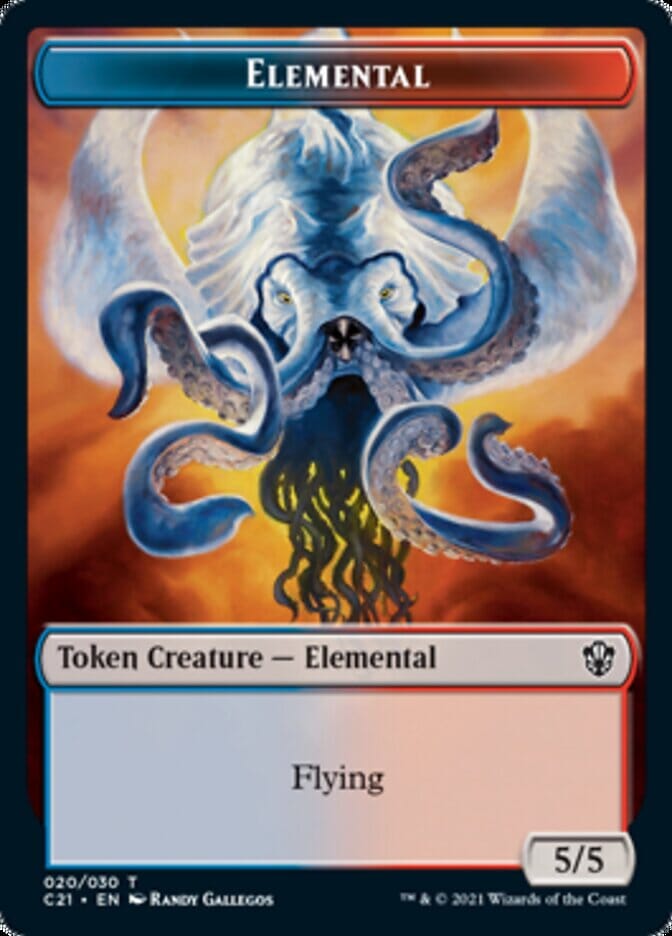 Elemental (020) // Copy Token [Commander 2021 Tokens] MTG Single Magic: The Gathering  | Multizone: Comics And Games