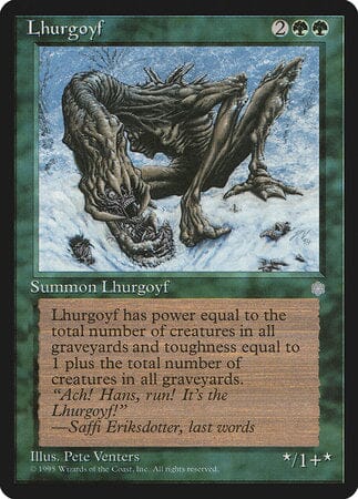 Lhurgoyf [Ice Age] MTG Single Magic: The Gathering  | Multizone: Comics And Games