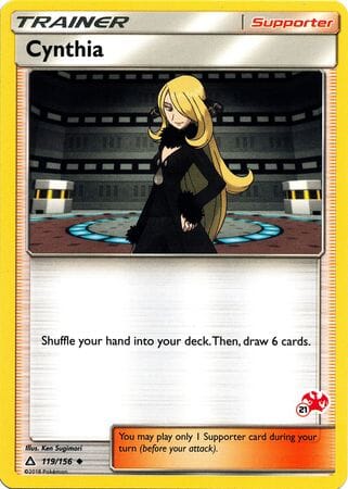 Cynthia (119/156) (Charizard Stamp #21) [Battle Academy 2020] Pokemon Single Pokémon  | Multizone: Comics And Games