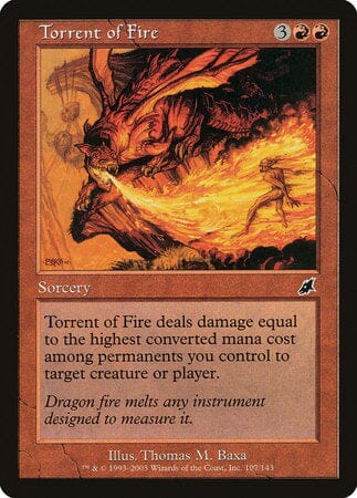 Torrent of Fire [Scourge] MTG Single Magic: The Gathering  | Multizone: Comics And Games