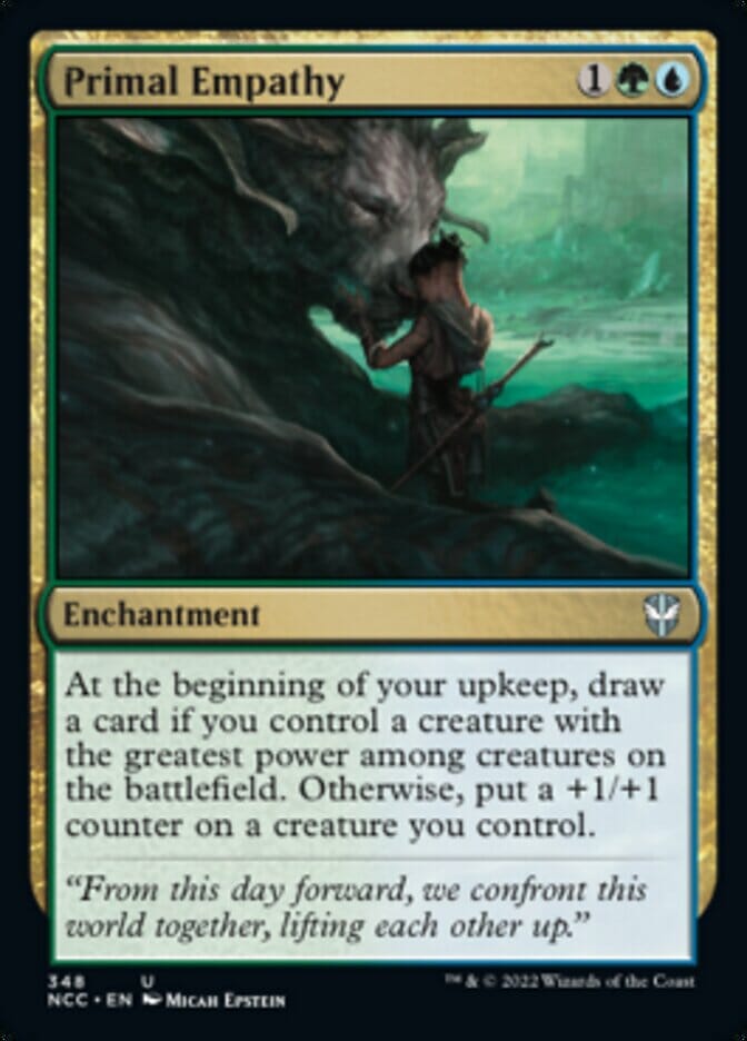 Primal Empathy [Streets of New Capenna Commander] MTG Single Magic: The Gathering  | Multizone: Comics And Games