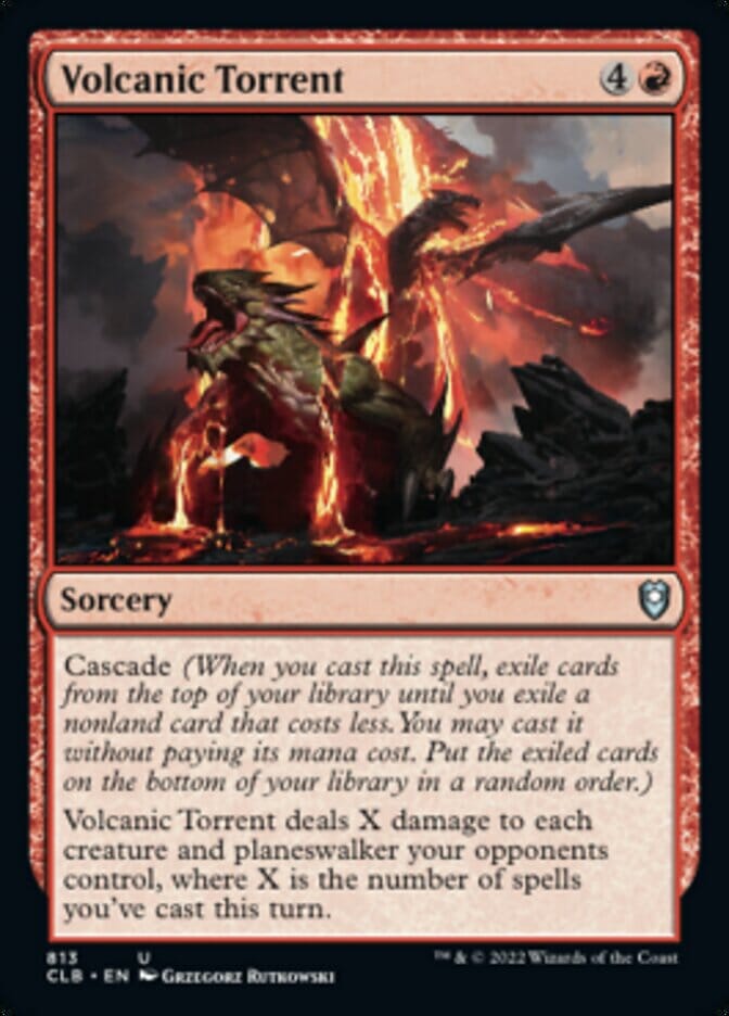 Volcanic Torrent [Commander Legends: Battle for Baldur's Gate] MTG Single Magic: The Gathering  | Multizone: Comics And Games