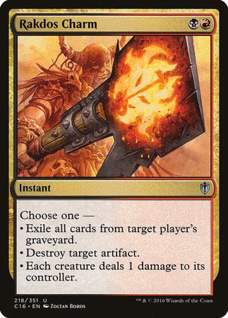 Rakdos Charm [Commander 2016] MTG Single Magic: The Gathering  | Multizone: Comics And Games