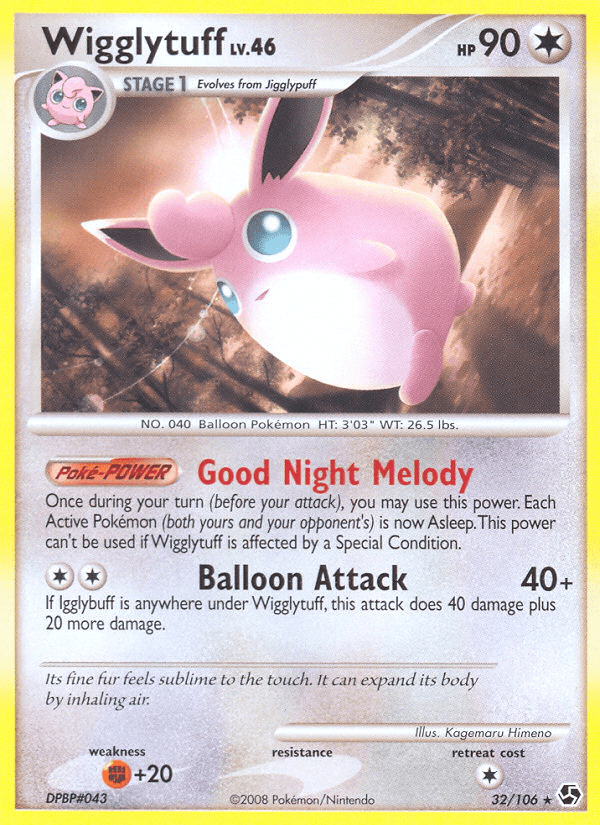 Wigglytuff (32/106) [Diamond & Pearl: Great Encounters] Pokemon Single Pokémon  | Multizone: Comics And Games