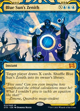 Blue Sun's Zenith (Etched Foil) [Strixhaven Mystical Archive] MTG Single Magic: The Gathering  | Multizone: Comics And Games