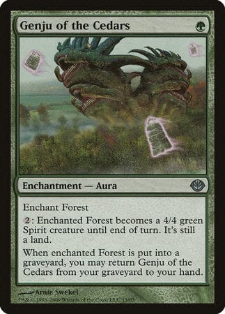 Genju of the Cedars [Duel Decks: Garruk vs. Liliana] MTG Single Magic: The Gathering  | Multizone: Comics And Games