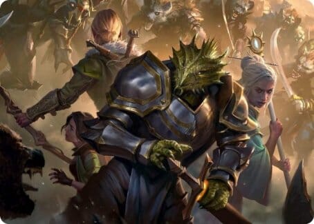 You Come to the Gnoll Camp Art Card [Dungeons & Dragons: Adventures in the Forgotten Realms Art Series] MTG Single Magic: The Gathering  | Multizone: Comics And Games