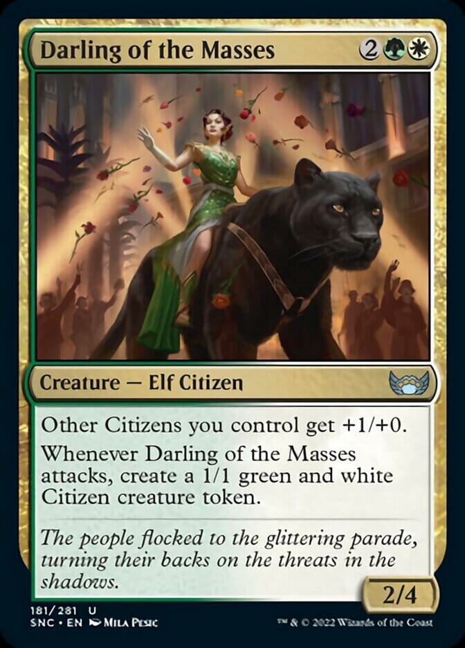 Darling of the Masses [Streets of New Capenna] MTG Single Magic: The Gathering  | Multizone: Comics And Games