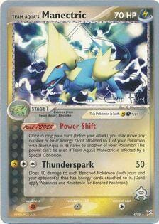 Team Aqua's Manectric (4/95) (Blaziken Tech - Chris Fulop) [World Championships 2004] Pokemon Single Pokémon  | Multizone: Comics And Games