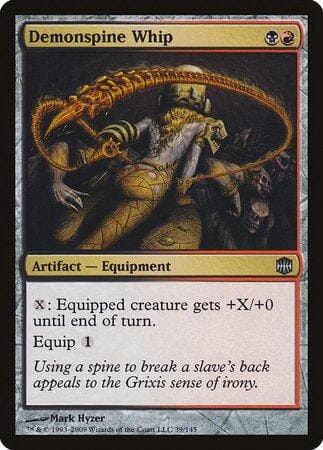 Demonspine Whip [Alara Reborn] MTG Single Magic: The Gathering  | Multizone: Comics And Games