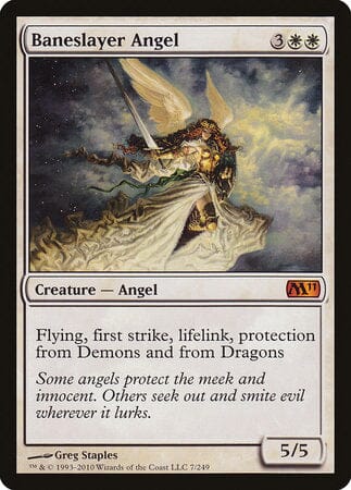 Baneslayer Angel [Magic 2011] MTG Single Magic: The Gathering  | Multizone: Comics And Games