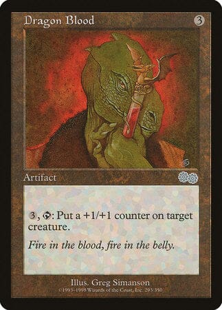 Dragon Blood [Urza's Saga] MTG Single Magic: The Gathering  | Multizone: Comics And Games