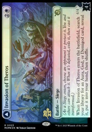 Invasion of Theros // Ephara, Ever-Sheltering [March of the Machine Prerelease Promos] MTG Single Magic: The Gathering  | Multizone: Comics And Games