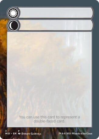 Helper Card (3/9) [Innistrad: Midnight Hunt Tokens] MTG Single Magic: The Gathering  | Multizone: Comics And Games