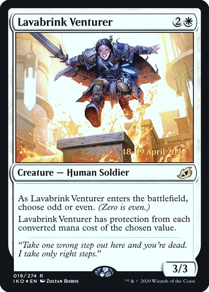 Lavabrink Venturer [Ikoria: Lair of Behemoths Prerelease Promos] MTG Single Magic: The Gathering  | Multizone: Comics And Games