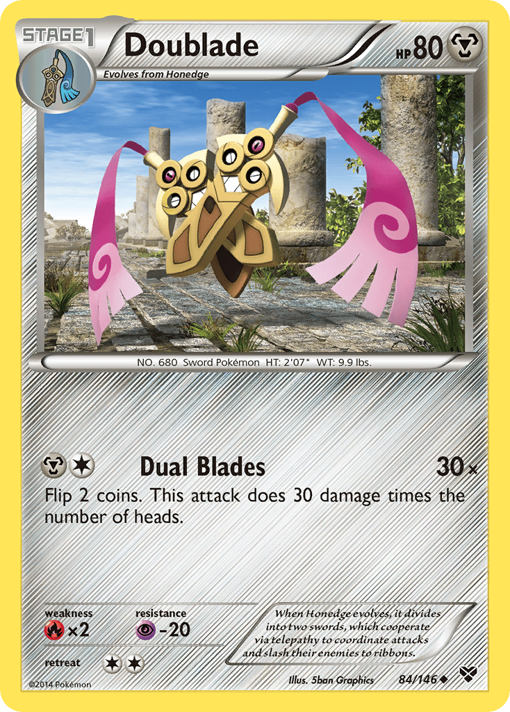 Doublade (84/146) [XY: Base Set] Pokemon Single Pokémon  | Multizone: Comics And Games