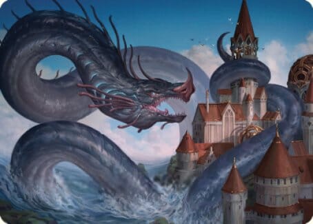 Tolarian Terror Art Card [Dominaria United Art Series] MTG Single Magic: The Gathering  | Multizone: Comics And Games