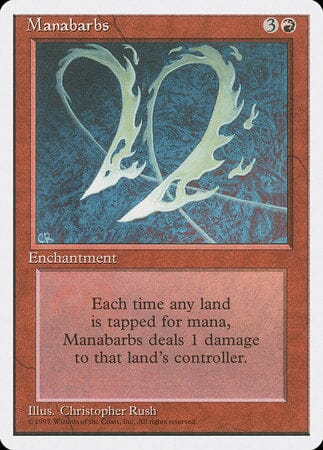 Manabarbs [Fourth Edition] MTG Single Magic: The Gathering  | Multizone: Comics And Games