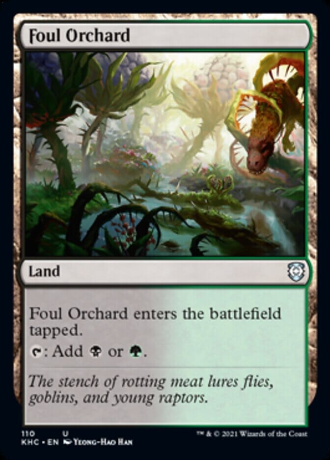 Foul Orchard [Kaldheim Commander] MTG Single Magic: The Gathering  | Multizone: Comics And Games