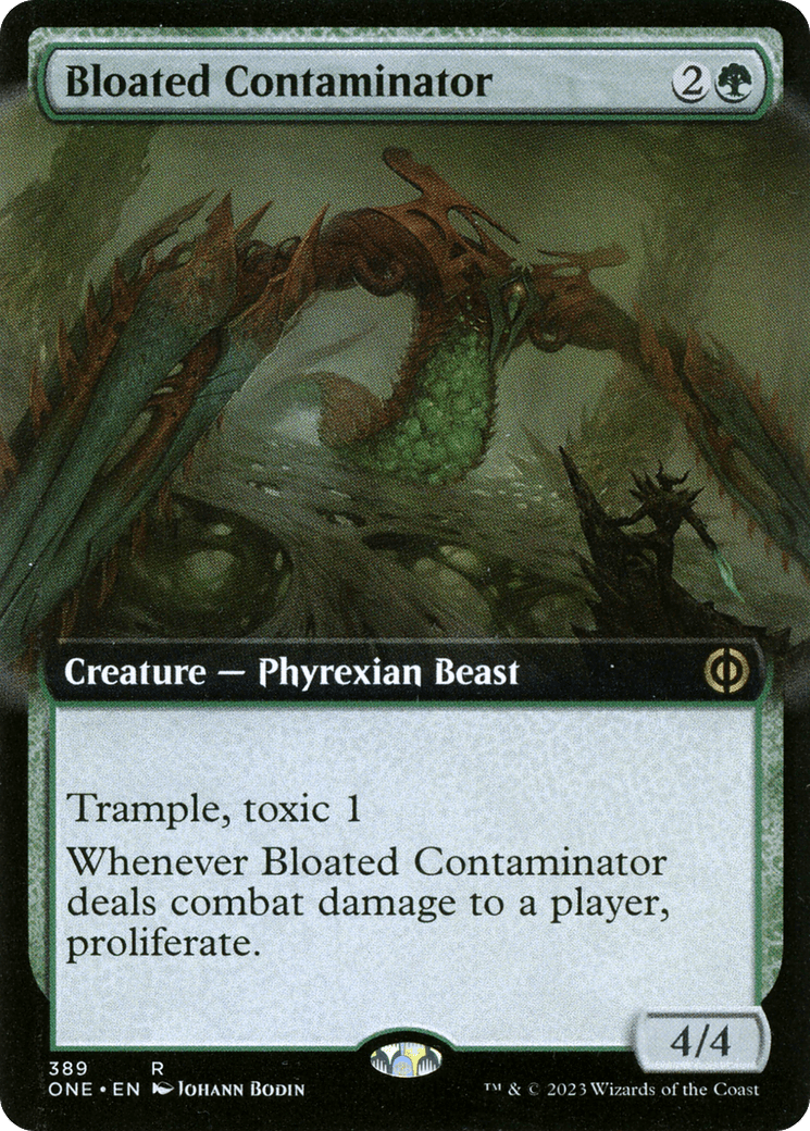 Bloated Contaminator (Extended Art) [Phyrexia: All Will Be One] MTG Single Magic: The Gathering  | Multizone: Comics And Games