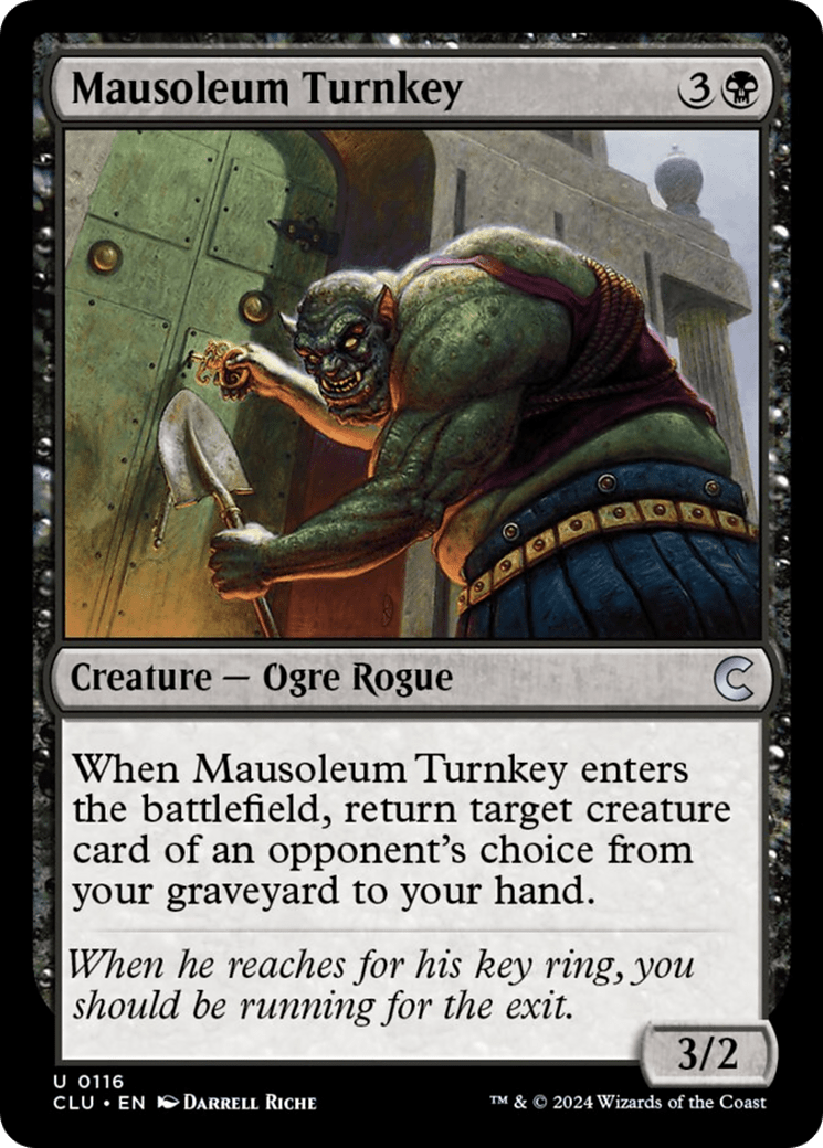 Mausoleum Turnkey [Ravnica: Clue Edition] MTG Single Magic: The Gathering  | Multizone: Comics And Games