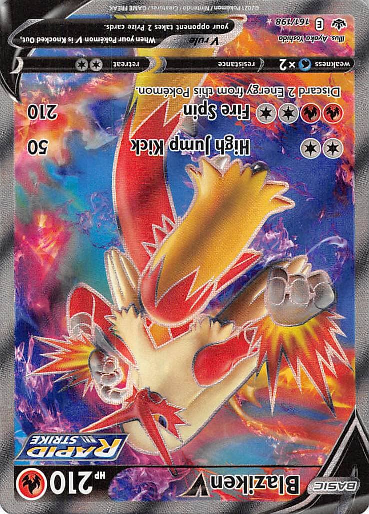 Blaziken V (161/198) [Sword & Shield: Chilling Reign] Pokemon Single Pokémon  | Multizone: Comics And Games
