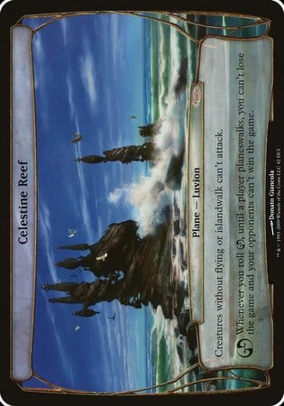 Celestine Reef (Prerelease Promo) [Promotional Planes] MTG Single Magic: The Gathering  | Multizone: Comics And Games