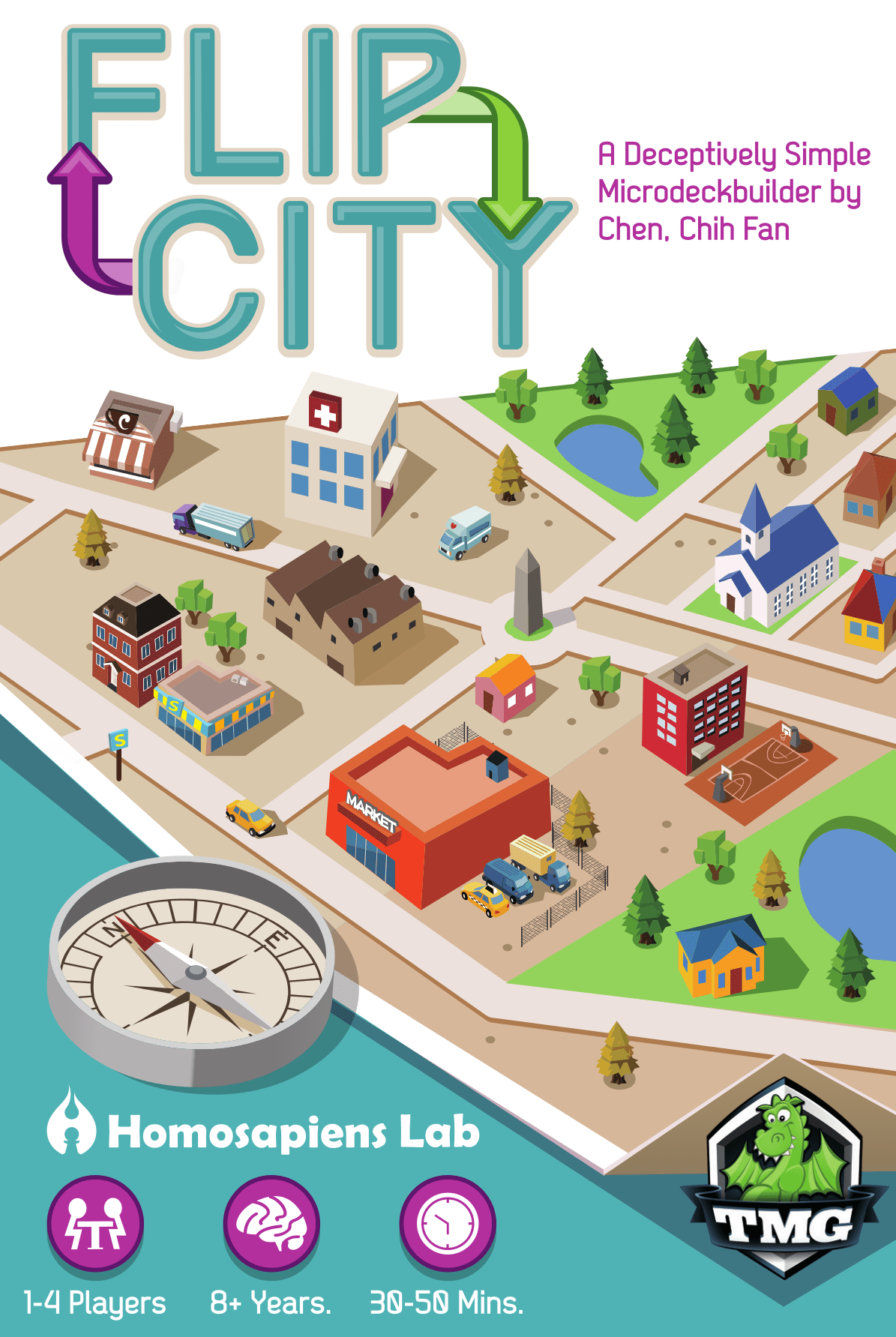 Flip City (ENG) card game Multizone  | Multizone: Comics And Games