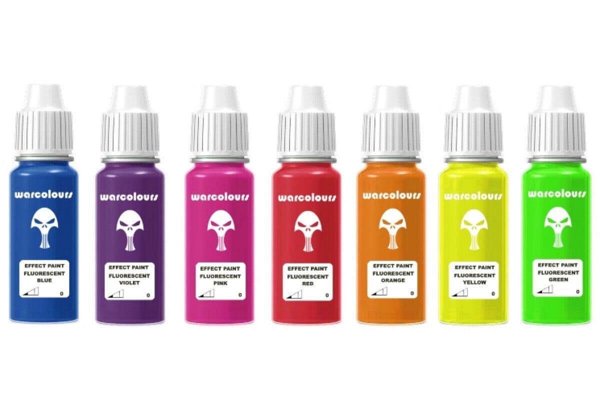 Warcolours Fluorescent Paint (layering and effects) Hobby Red-DragonCA  | Multizone: Comics And Games