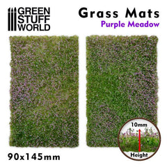 Grass mats Cut-out Hobby Product Green Stuff World Purplpe Meadow  | Multizone: Comics And Games