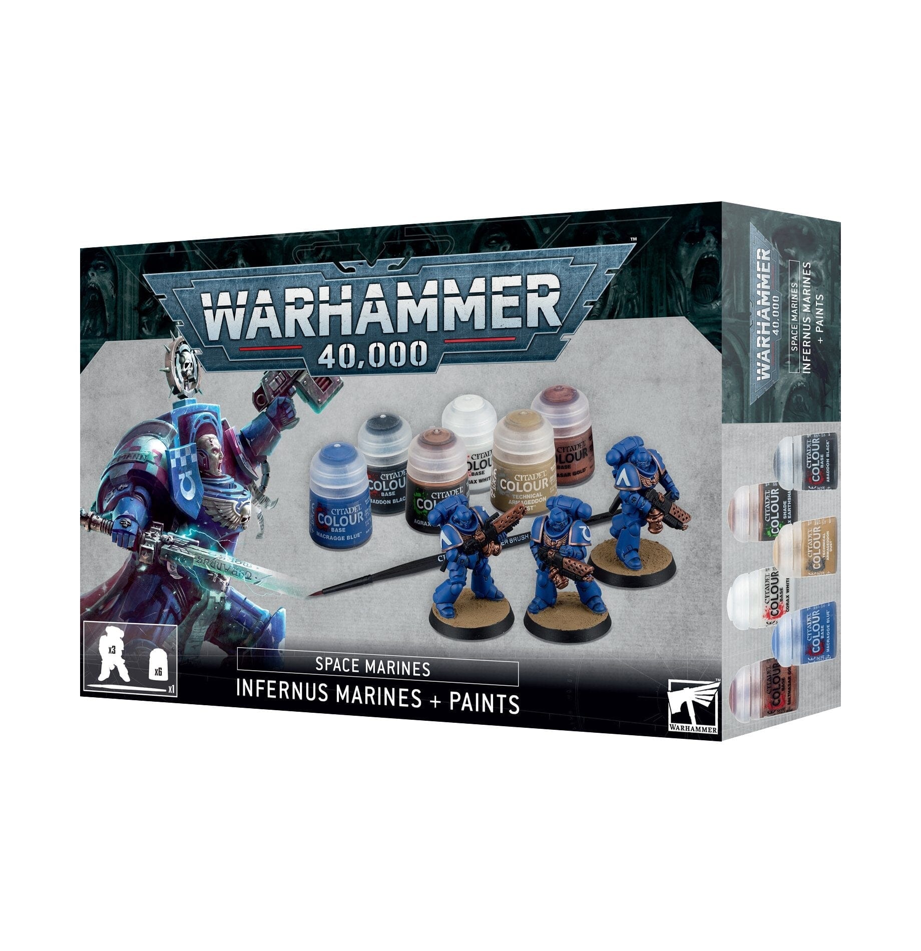 INFERNUS MARINES PAINT SET Games Workshop Games Workshop  | Multizone: Comics And Games