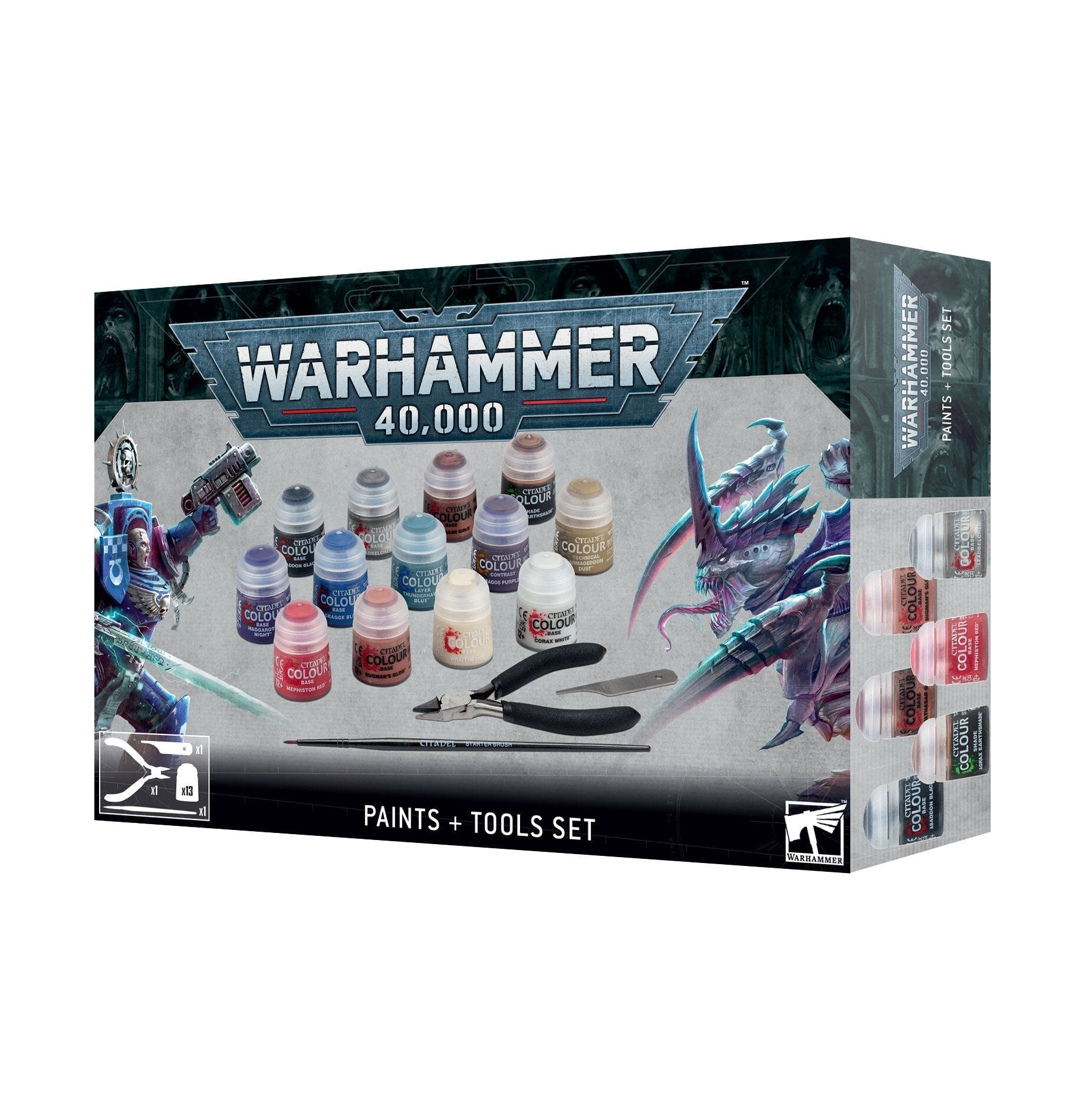 WARHAMMER 40,000 – PAINT AND TOOLS SET Games Workshop Games Workshop  | Multizone: Comics And Games