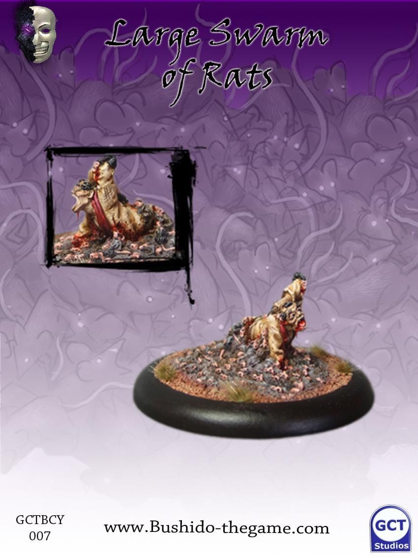 Large rat swarm Miniatures|Figurines GCT Studios  | Multizone: Comics And Games