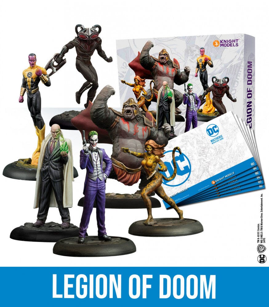 LEGION OF DOOM BOX Batman Miniature Game Knight Models  | Multizone: Comics And Games