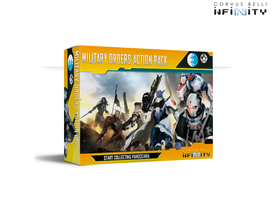 Corvus Belli Infinity Military orders Action Pack Miniature Game Multizone: Comics And Games  | Multizone: Comics And Games