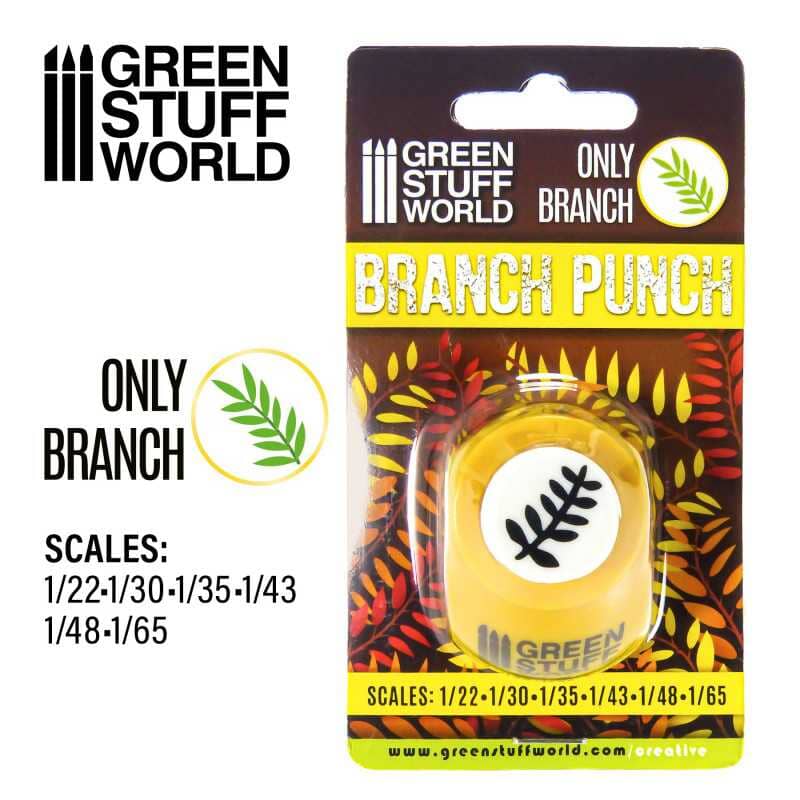 Miniature Punch ( Leaf Punch ) Hobby Product Green Stuff World Grey leaf Mix  | Multizone: Comics And Games