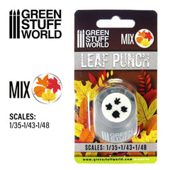 Miniature Punch ( Leaf Punch ) Hobby Product Green Stuff World Grey leaf Mix  | Multizone: Comics And Games
