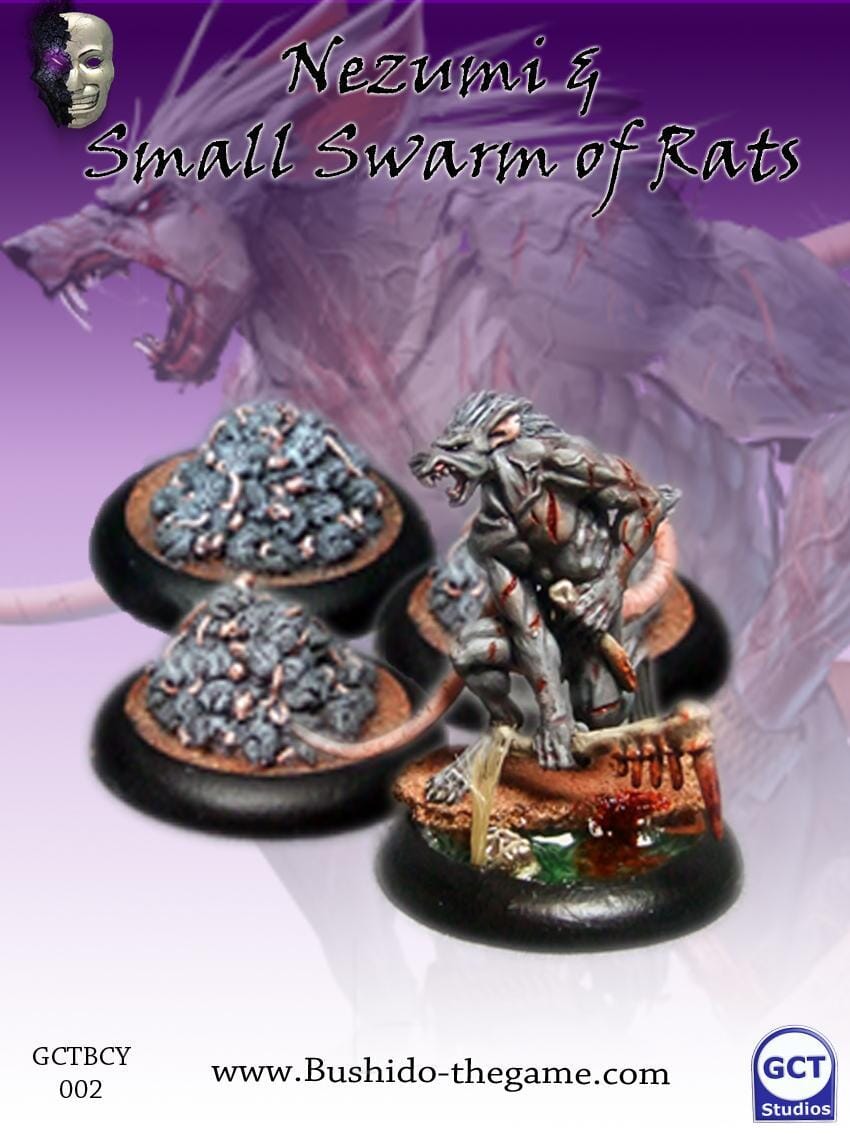 Gendo & small rat swarms Miniatures|Figurines GCT Studios  | Multizone: Comics And Games