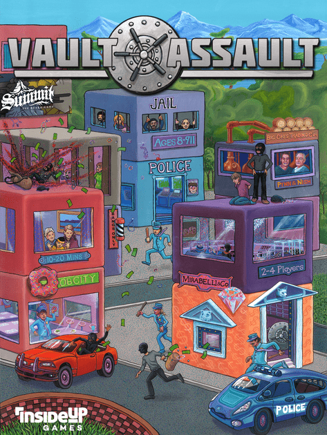 Vault assault board game Multizone  | Multizone: Comics And Games