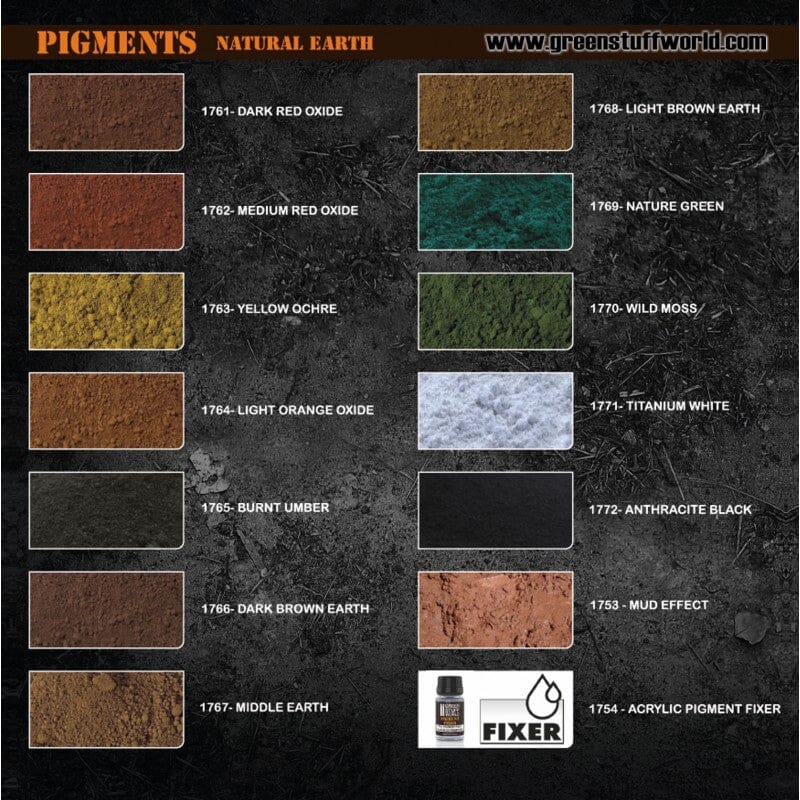 Natural Pigment Miniatures|Figurines Green Stuff World  | Multizone: Comics And Games