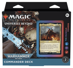 Warhammer 40k commander decks (NON FOIL) MTG Sealed Multizone: Comics And Games The Ruinous Powers  | Multizone: Comics And Games