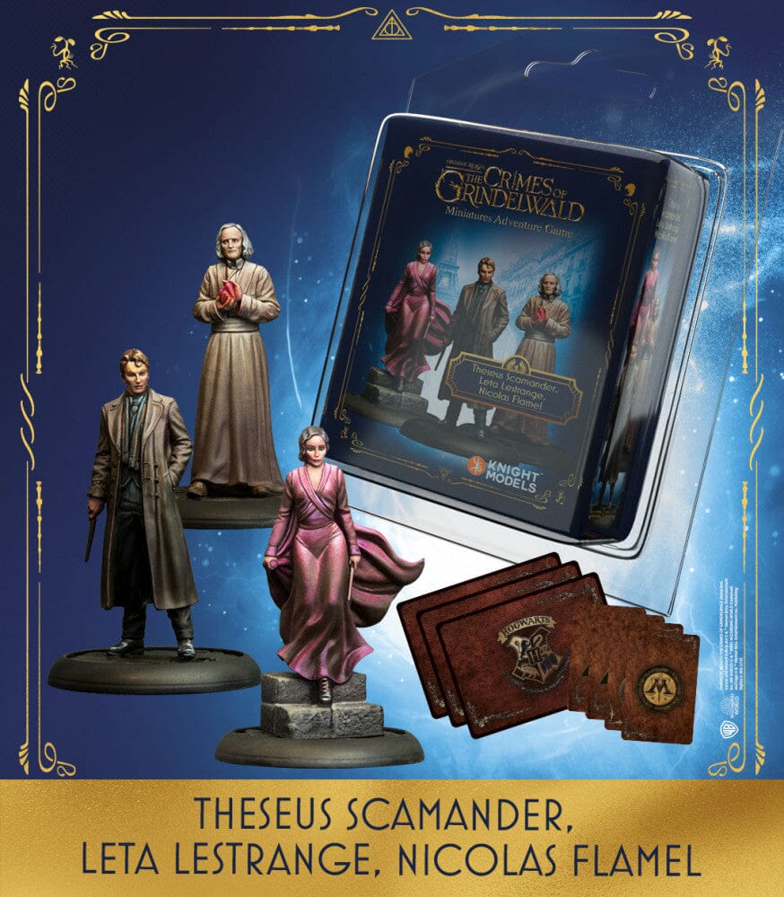 Theseus Scammander, Leta Lestrange, Nicolas Flamel Miniatures|Figurines Knight Models  | Multizone: Comics And Games