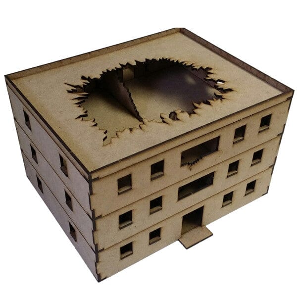 XOLK Abandonned Building Miniature Game Terrain Multizone  | Multizone: Comics And Games