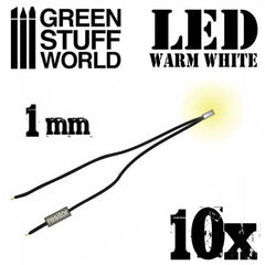 LED Lights - 2mm Miniatures|Figurines Green Stuff World warm White  | Multizone: Comics And Games