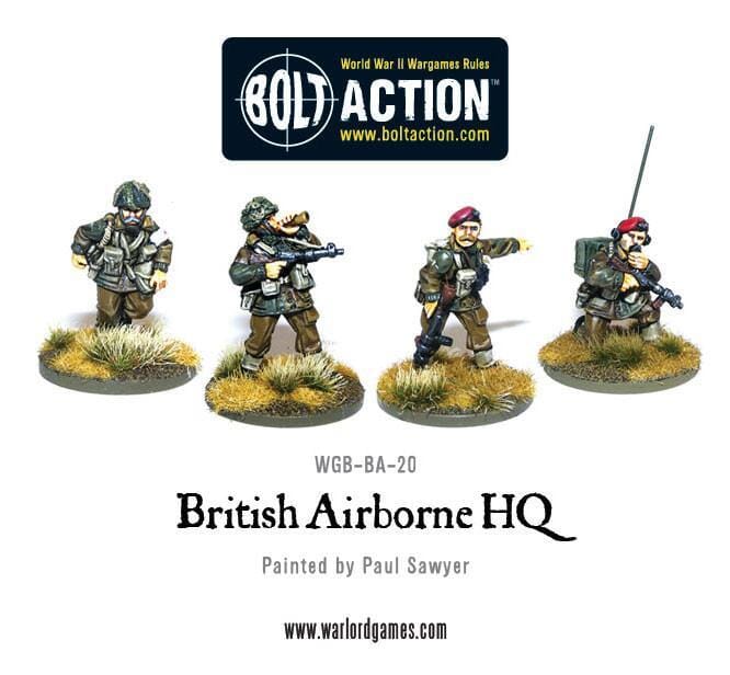 British Airborne HQ Bolt Action Warlord Games  | Multizone: Comics And Games